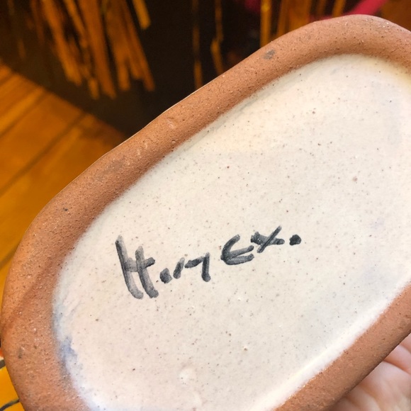 3-candle Mexican Talavera Ceramic Candelabra - Picture 5 of 5